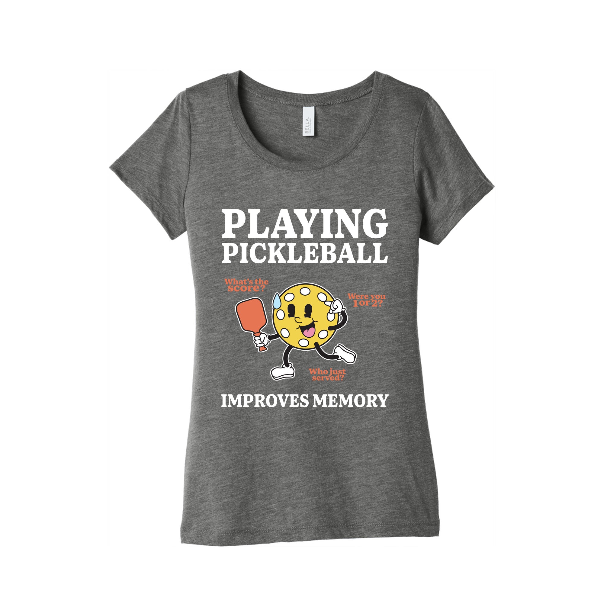 Playing Pickleball Improves Memory Womens Triblend Tee